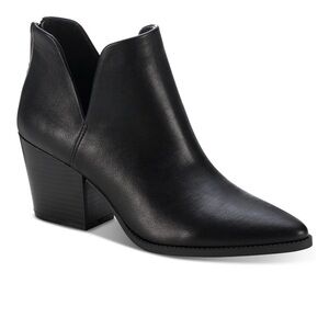 Sun & Stone Black Ankle Booties, Size 9.5W